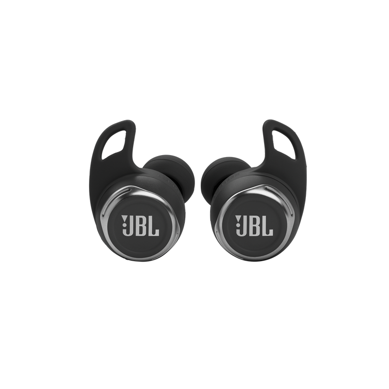 JBL Reflect Flow Pro - Black - Waterproof true wireless Noise Cancelling active sport earbuds - Front image number null